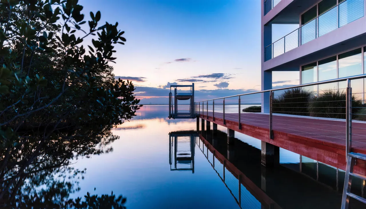 Intracoastal homes for sale in Palm Beach County (AI-generated illustration)